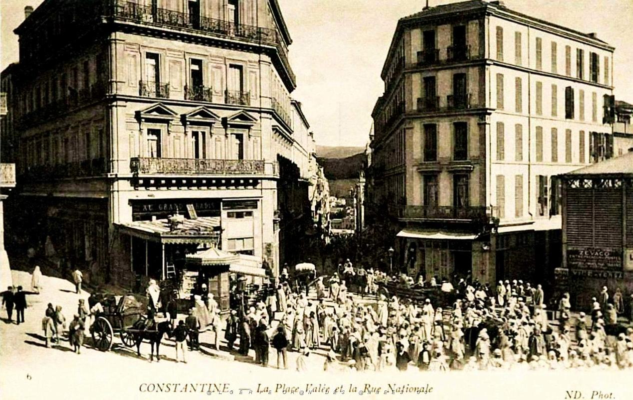 Constantine - la Place Valee et la Rue Nationale.jpg